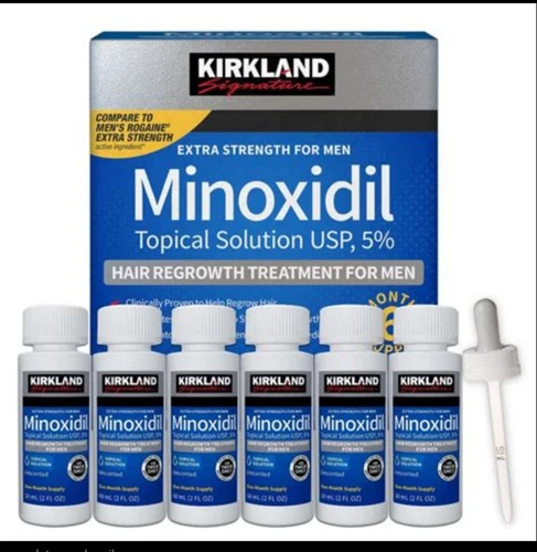 Kirkland Signature Minoxidil 5% Hair Regrowth Treatment for Men - 12oz (6x2fl oz)